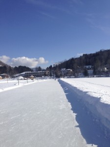 Lac Mercier rink